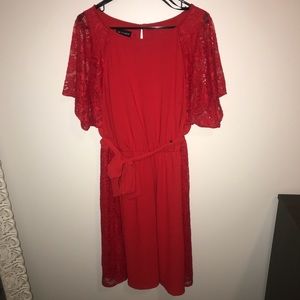 Red Cocktail Dress Flowy